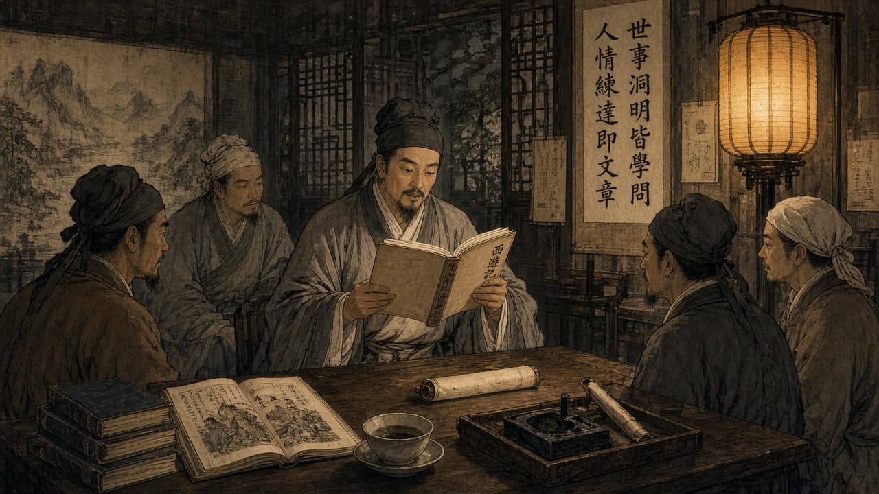 Chinese teahouse storytelling and vernacular fiction — from Ming novels to baihua modernism beyond classical wenyan (Trusted Translations Europe editorial)